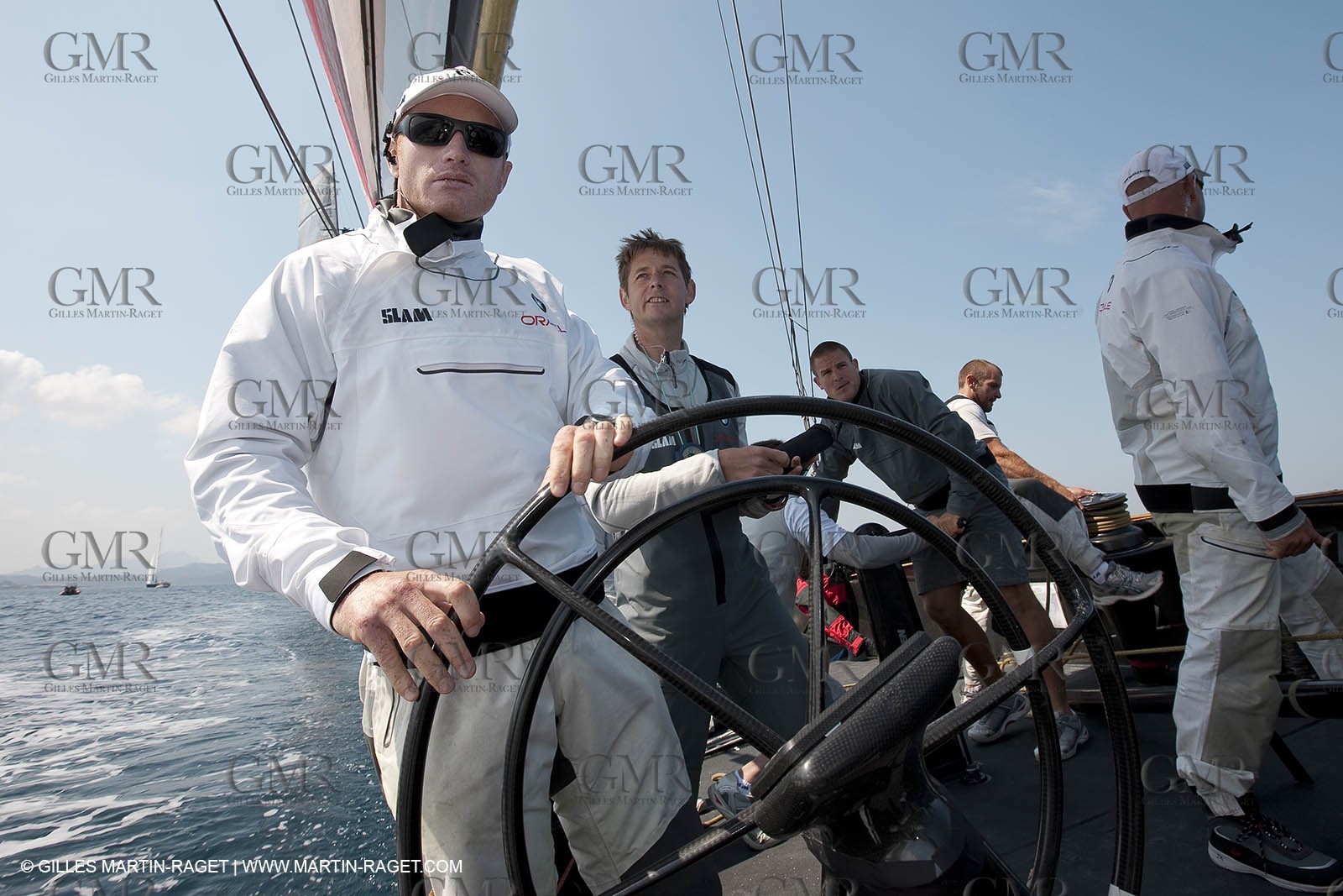 19 05 2010 - La Maddalena (ITA, Sardinia) Louis Vuitton Trophy - BMW ORACLE Racing - Training