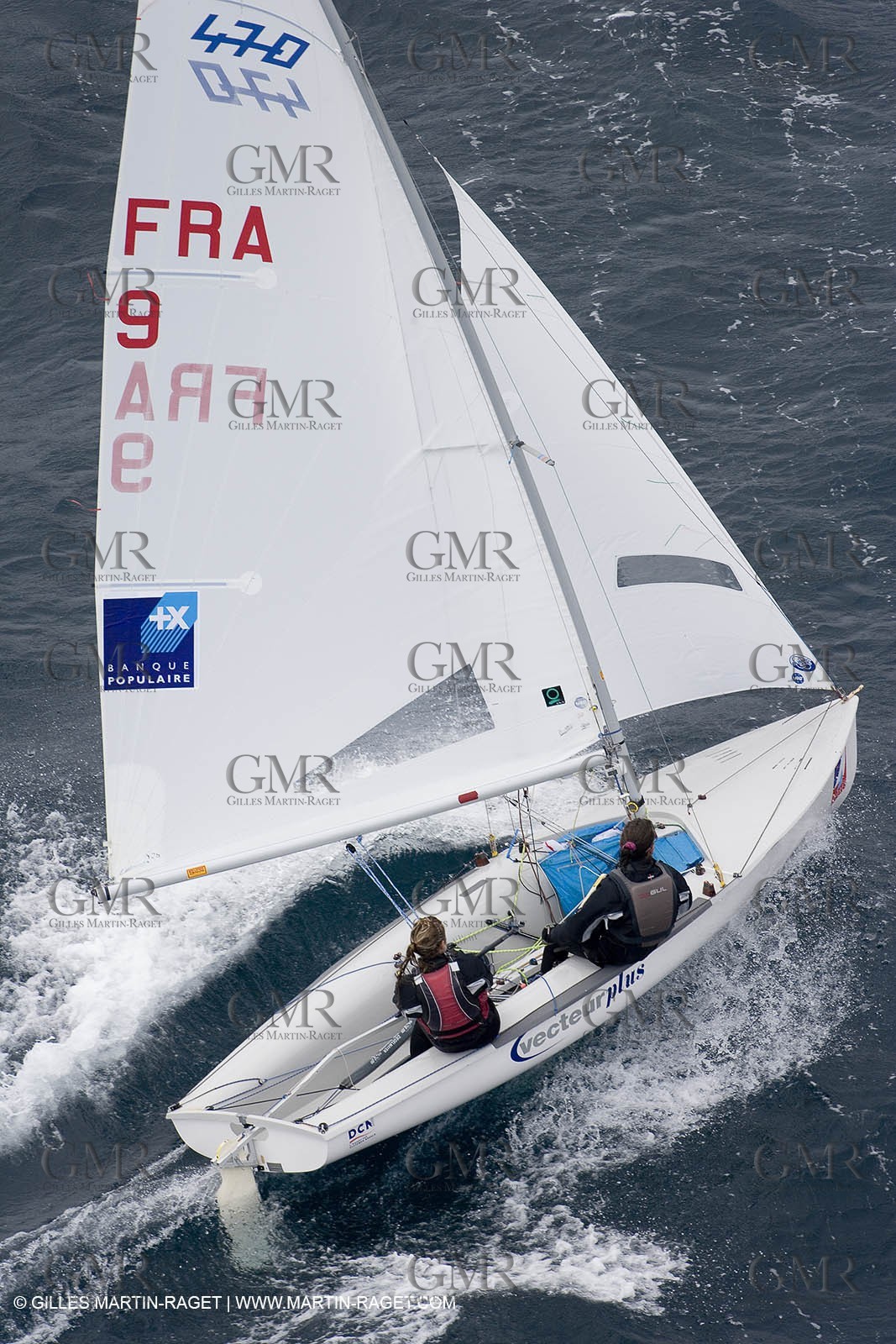 26 04 2007 - 2007 Semaine Olympique Française - Hyères (South of France) - Day 5 - Team France - 470 Femme - Lecointre-Lemaître