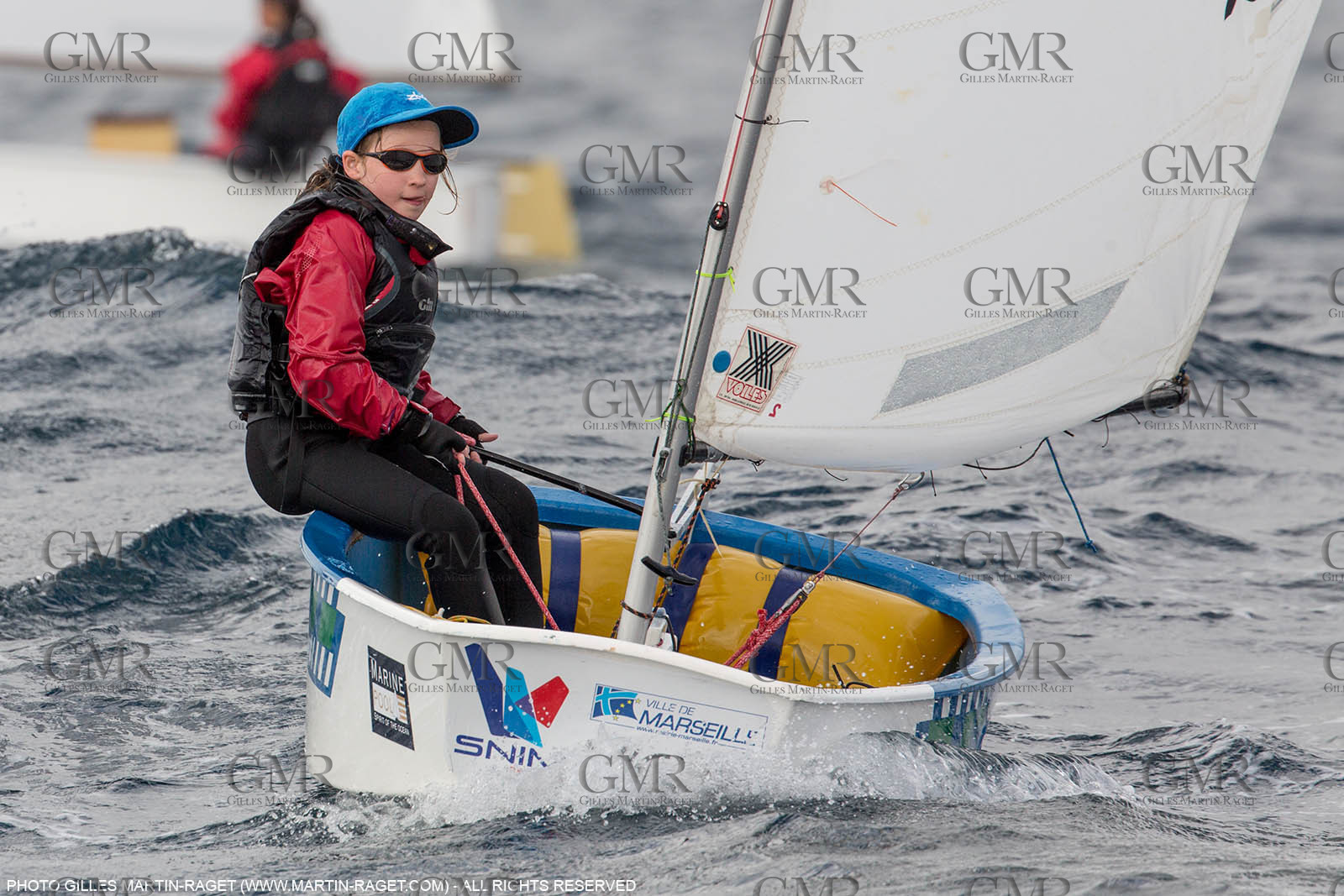 15 04 2016, Marseille (FRA,13), SNIM Dériveurs, Coupe Internationale de Printemps Optimist, Final Day
