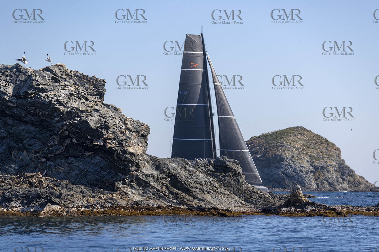 16 02 2019, Porquerolles (FRA,83), Gunboat 68 sail testing  3