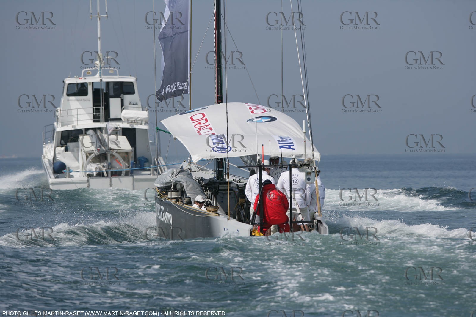 18 04 2007-Valencia (Spain)- 32nd America's Cup - Louis Vuitton Cup - RR1 - DAY 3 - BMW ORACLE Racing