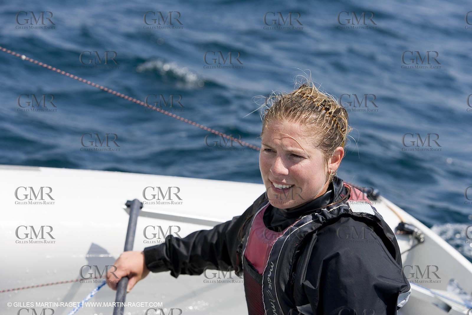 27 04 2007 - Semaine Olympique Française 2007 - Hyères - Jour 6 - Medal Race - Team France - Lecointre-Lemaître