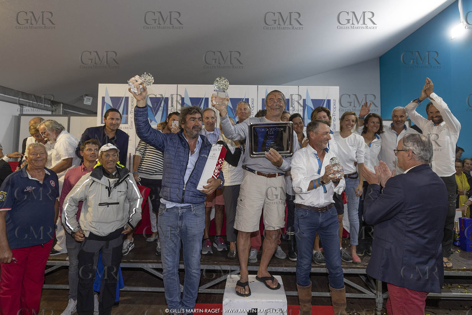 7 10 2018 Saint-Tropez (FRA,83), LEs Voiles de Saint-Tropez 2018, jour 8, prize giving