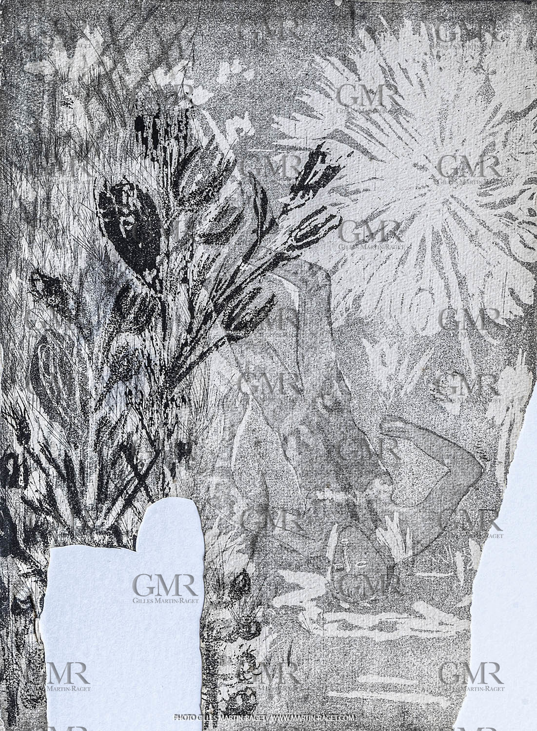 12 07 2020, St Rémy de Provence (FRA, 13) Oeuvre Germaine Richier, gravure