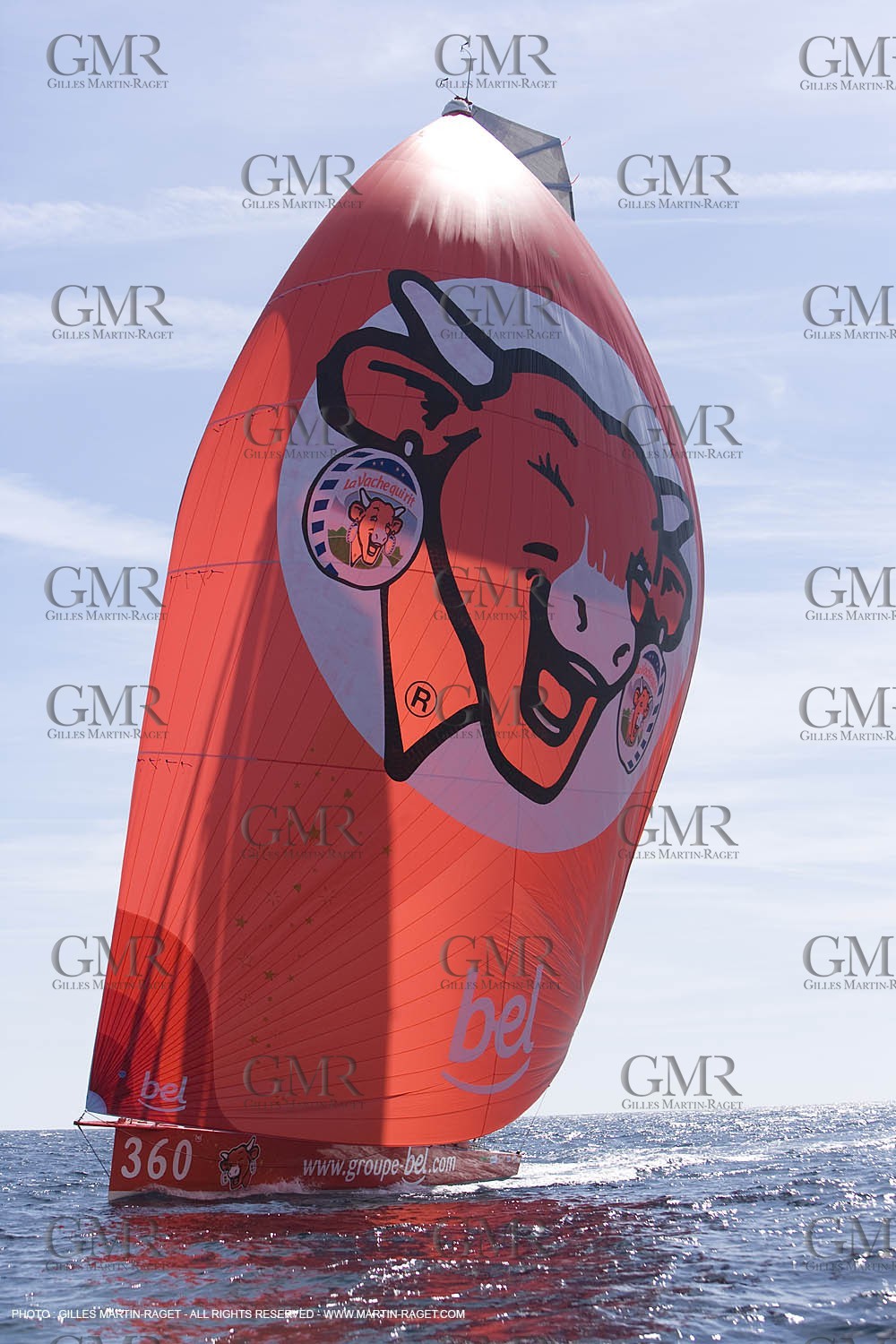 20 09 2007 - Marseille (FRA, 13) - IMOCA monohulls- GROUPE BEL (Kito de Pavant) - First sea trials