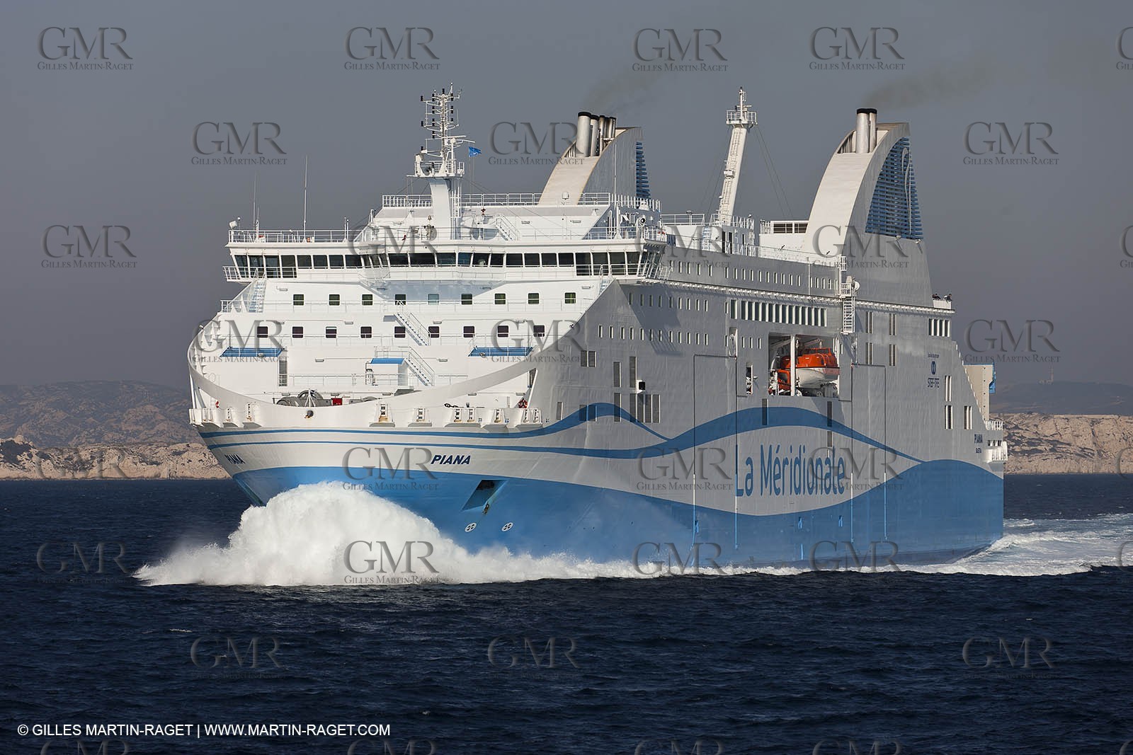 14 01 2012 - Marseille (FRA,13) - La Meridionale shipping company - the Piana off Marseille and the Calanques