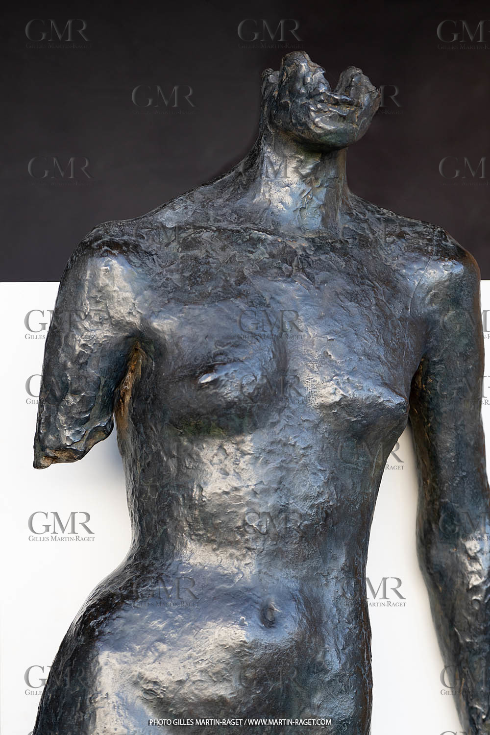 05 01 2023, Arles (FRA, 13), Oeuvre de Germaine Richier, Torse II, 1941, Epreuve d'exposition