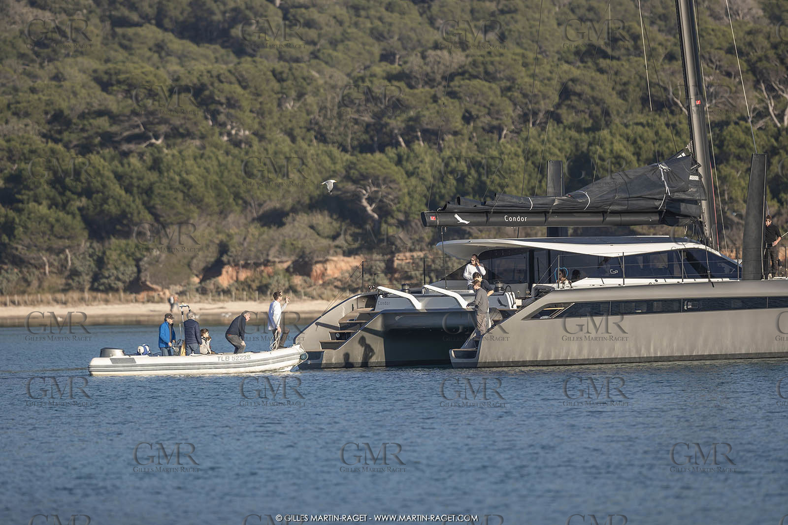 16 02 2019, Porquerolles (FRA,83), Gunboat 68 sail testing  3
