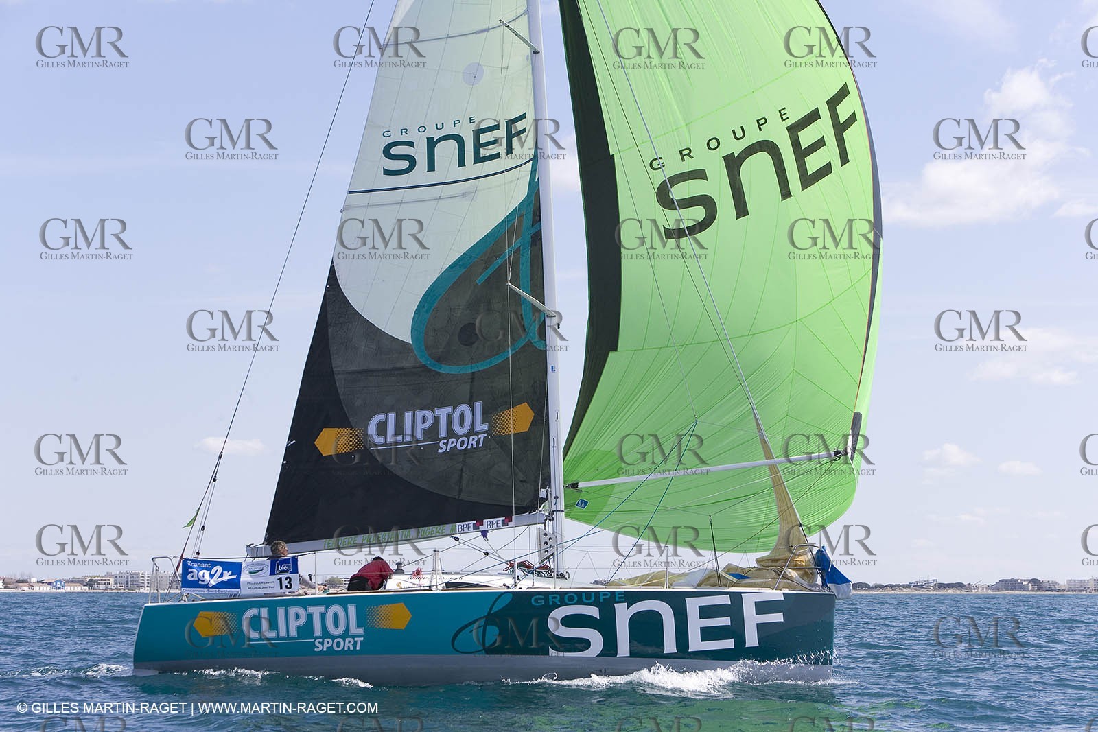 27 03 08- La Grande Motte- (FRA,34) Transat AG2R 2008- Jean-Paul Mouren- Laurent Pellecuer