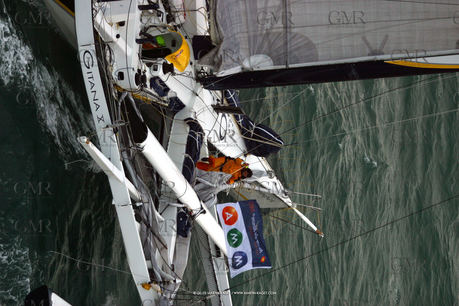 Route du Rhum 2002 - Saint Malo - ORMA 60' Trimarans - Back to dock