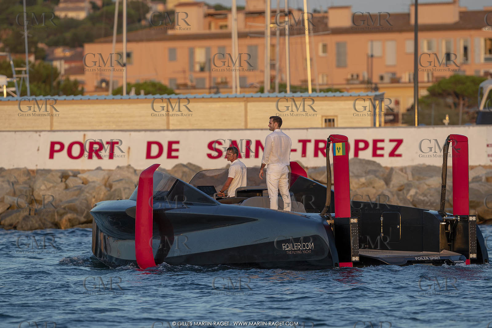 09 08 2018, Saint-Tropez (FRA,83), Foiler, the Flying Yacht by Enata