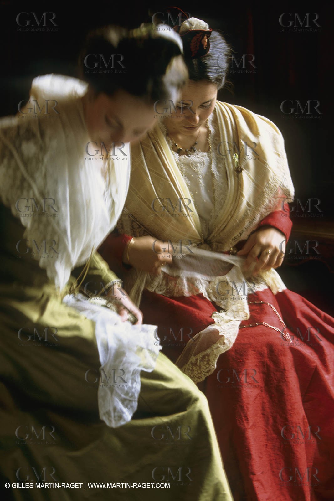 France, Provence, Traditionnal costume from Arles
