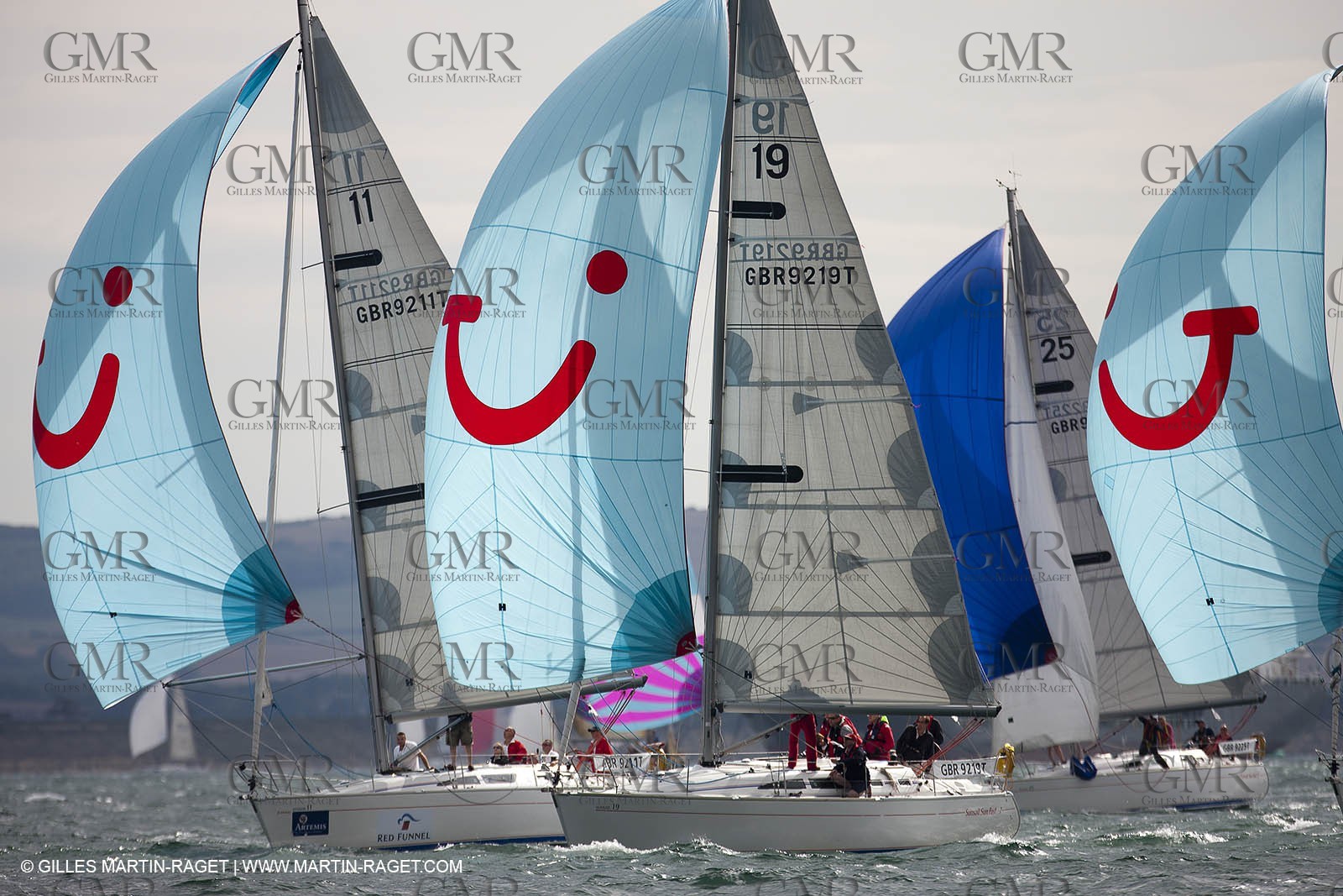 02 08 2010 - Cowes (UK, IOW) - The 1851 Cup -  BMW ORACLE Racing - Training Day.
