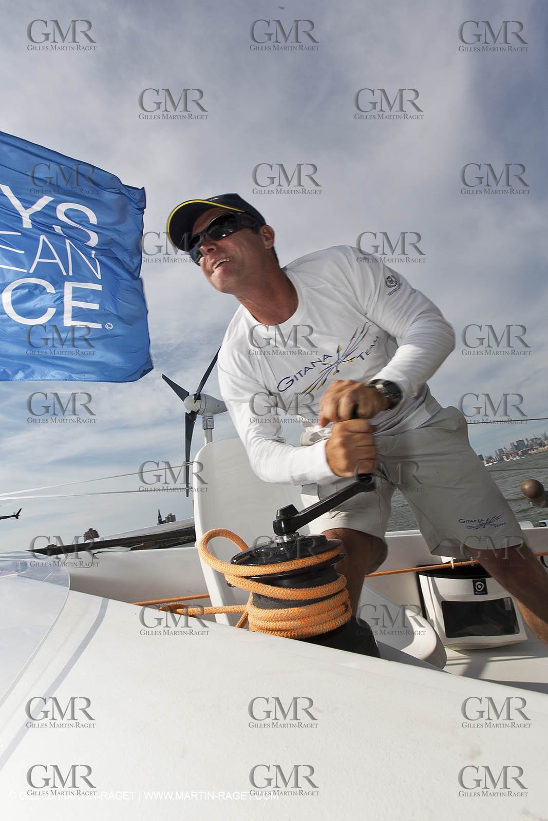 05 07 2012 - New York (USA) - Ocean Krys Race - Speed runs in fornt of NY city