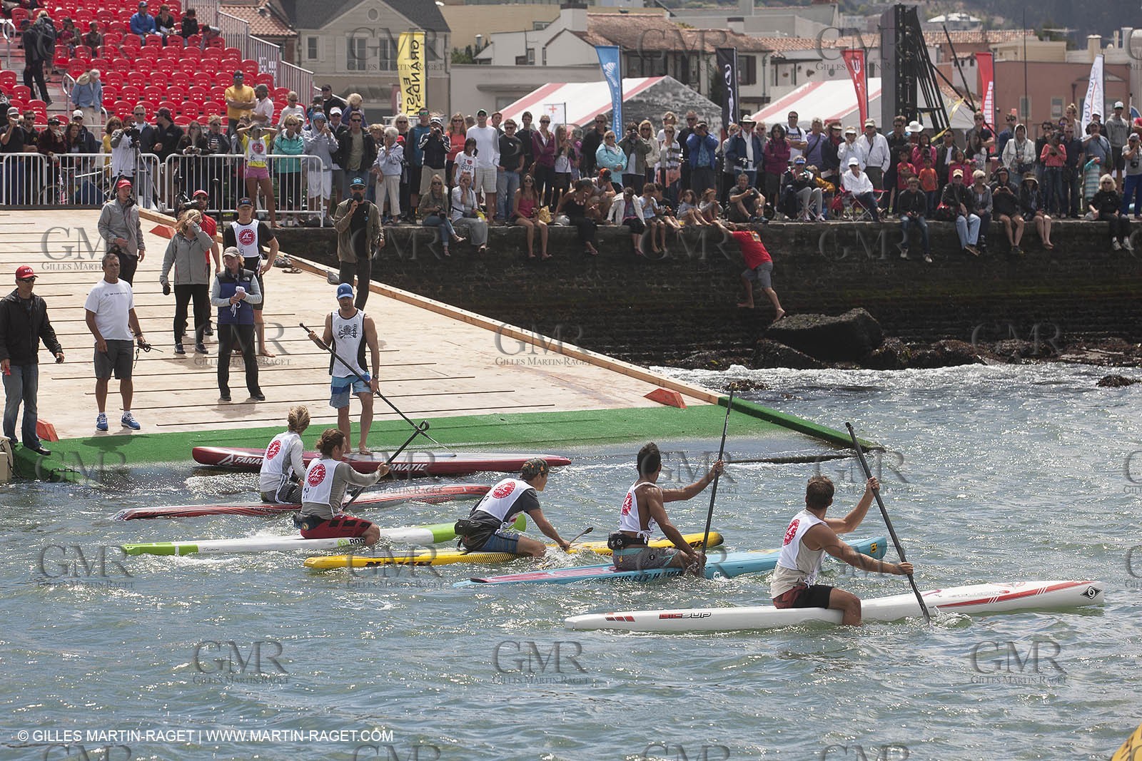 01 09 2013 - San Francisco (USA,CA) - 34th America's Cup - AC Village at Marina Green, AC Open, Stand Up Paddle