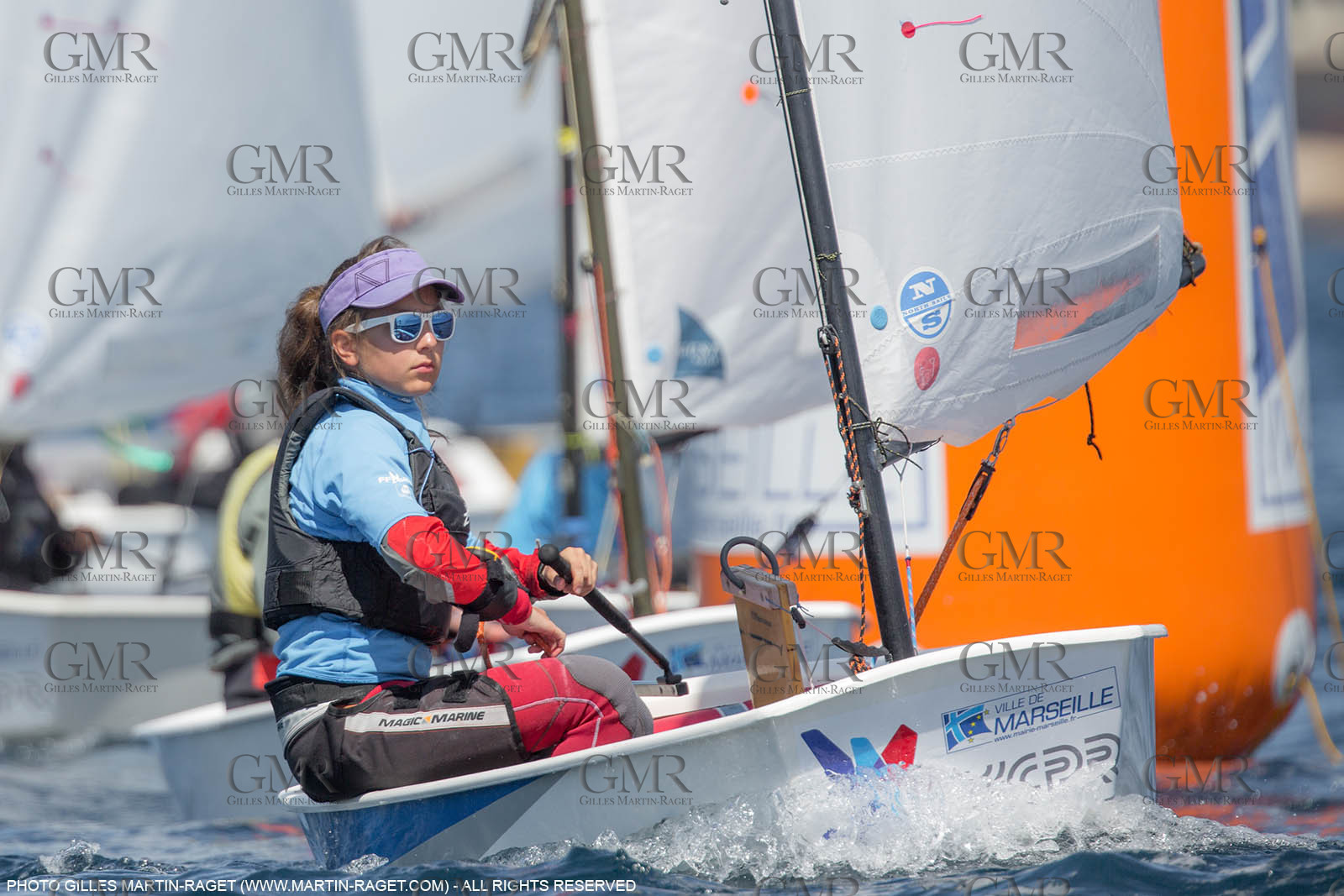 14 04 2016, Marseille (FRA,13), SNIM Dériveurs, Coupe Internationale de Printemps Optimist, Day 4