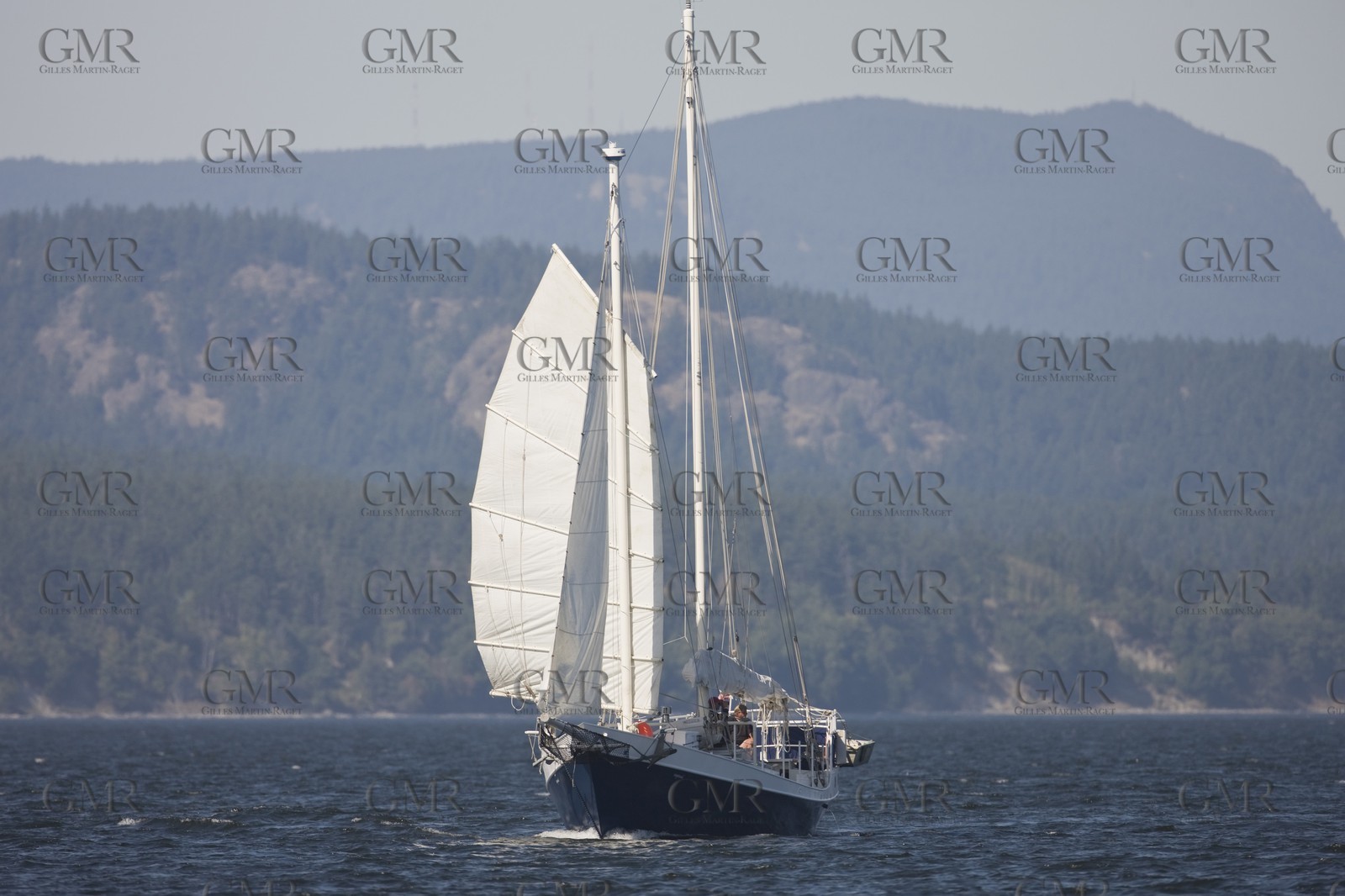 09 09 2008 - Anacortes (WA, USA) - America's Cup - BMW ORACLE Racing - 90 ft trimaran sea trials - Day 7