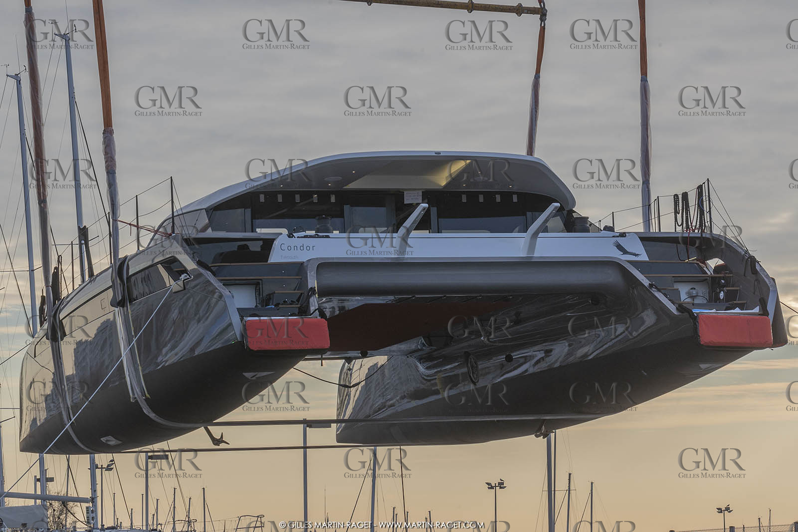 17 01 2018, La Grande Motte (FRA), Gunboat 68  1 launch