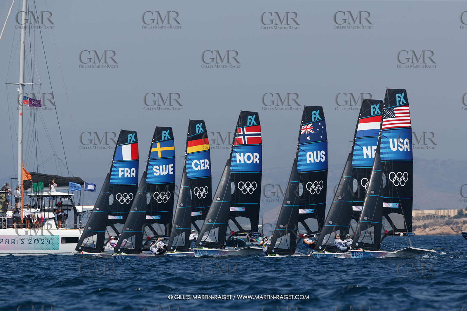 02 08 2024, Marseille (FRA), Paris 2024 Olympic Games, Sailing, Race Day 5,