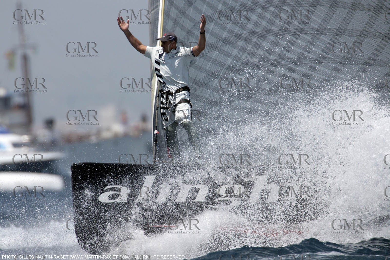 30 06 2007-Valencia (Spain)- 32nd America's Cup - Final Match - Day 6 - Alinghi vs Emirates Team New Zealand