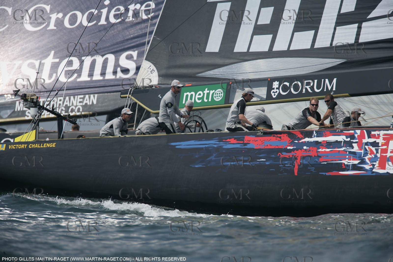 20 04 2007-Valencia (Spain)- 32nd America's Cup - Louis Vuitton Cup - RR1 - DAY 5 - BMW ORACLE Racing