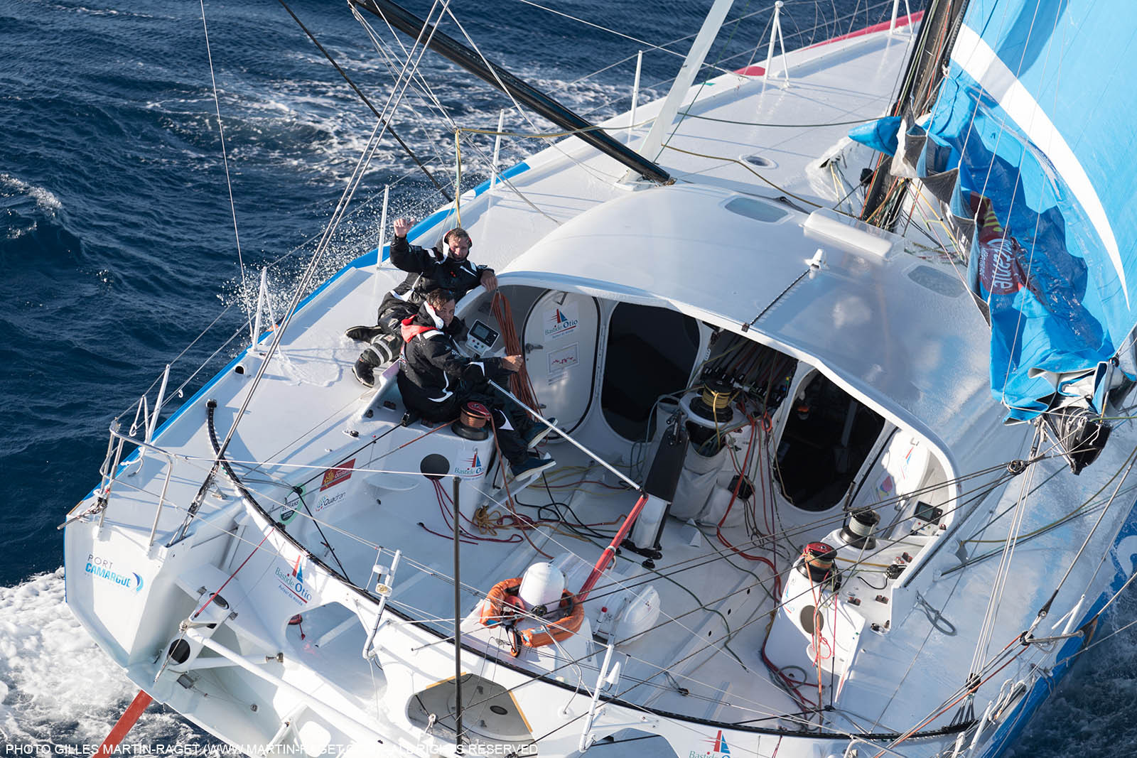 13 07 2017, Port Camargue (FRA,30), Transat Jacques Vabre 2017, Bastide Otio (Kito de Pavant, Yannick Bestaven), offshore trainings