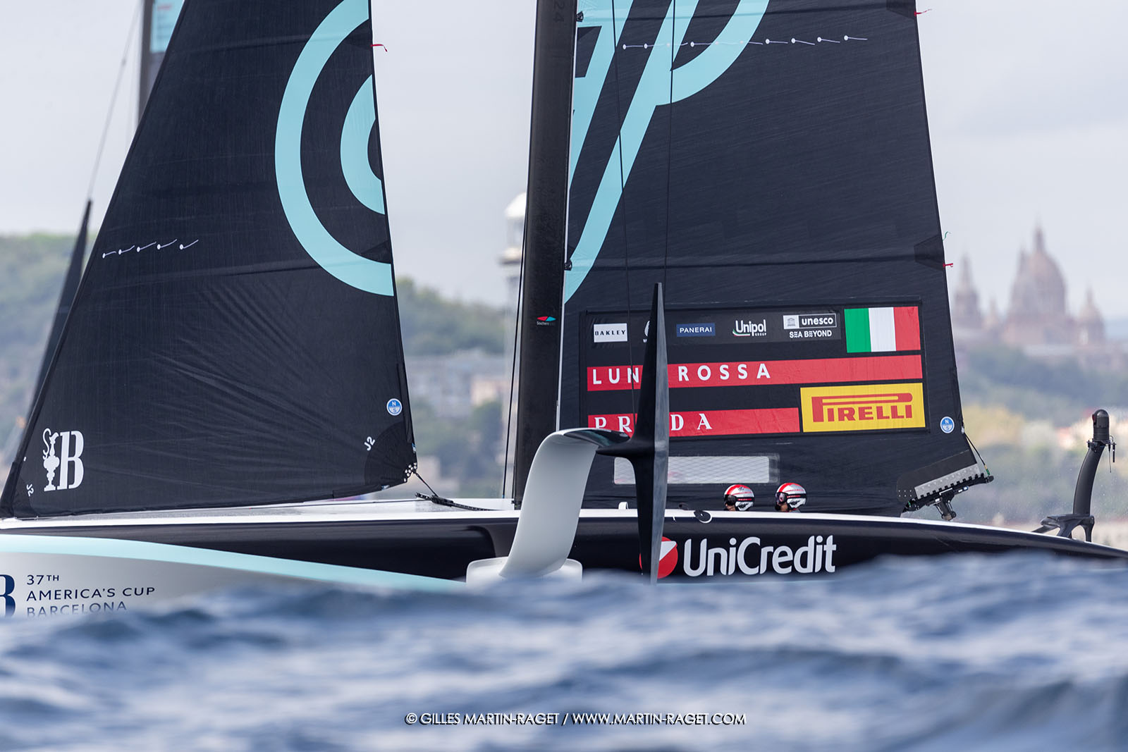18 09 2024, Barcelona (ESP), Unicredit Youth America's Cup, Race Day 2