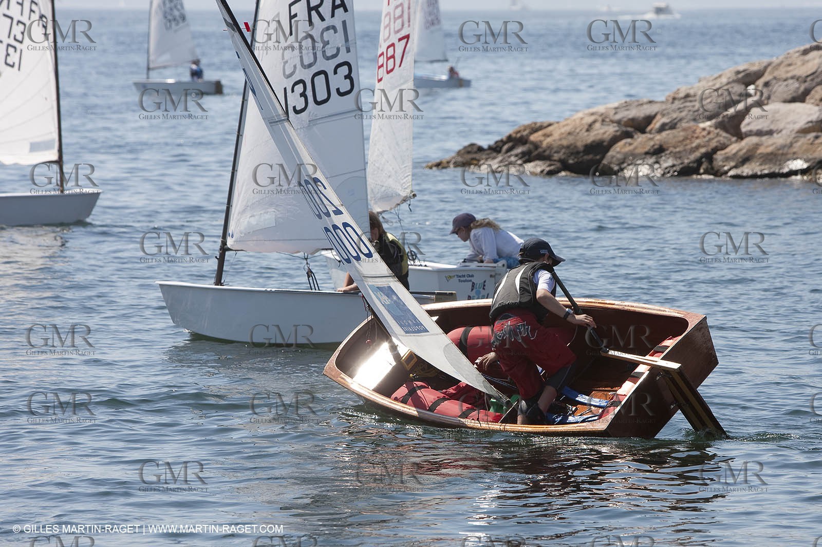 24 05 2010 - Hyères (FRA,83) - wooden optimist