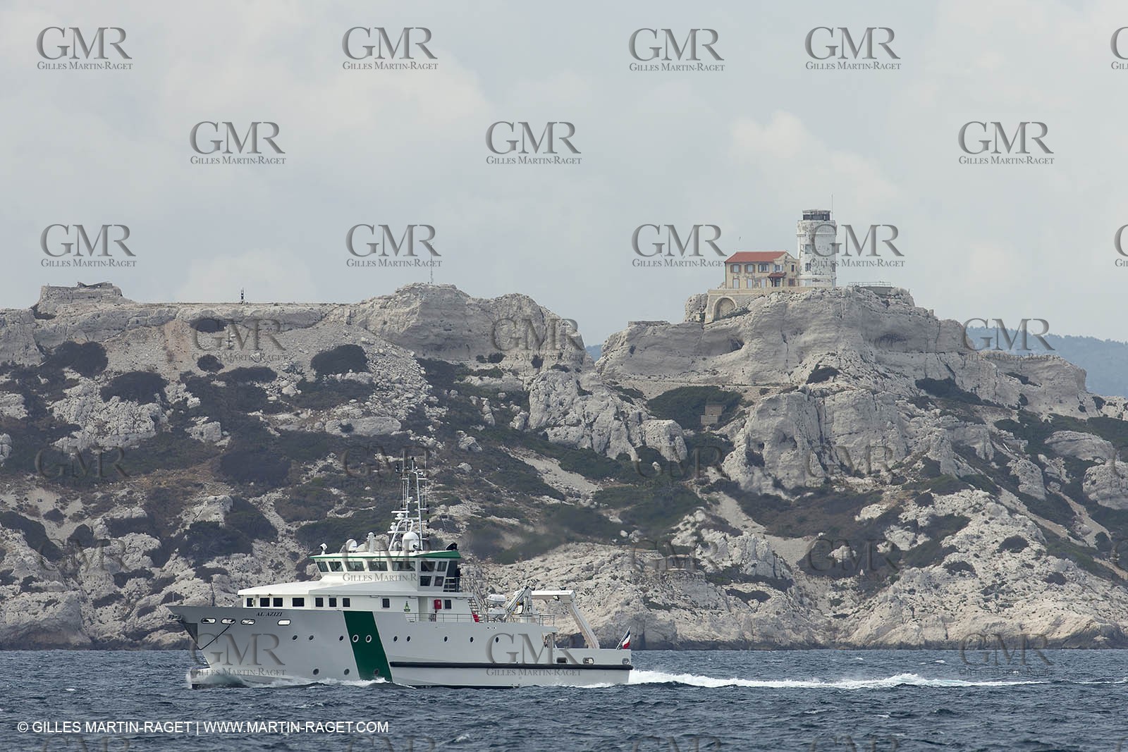 Al Azizi first sea trial - H2X boatyard - Oceanographjic research ship - La Ciotat (FRA,13) - 26 05 2014