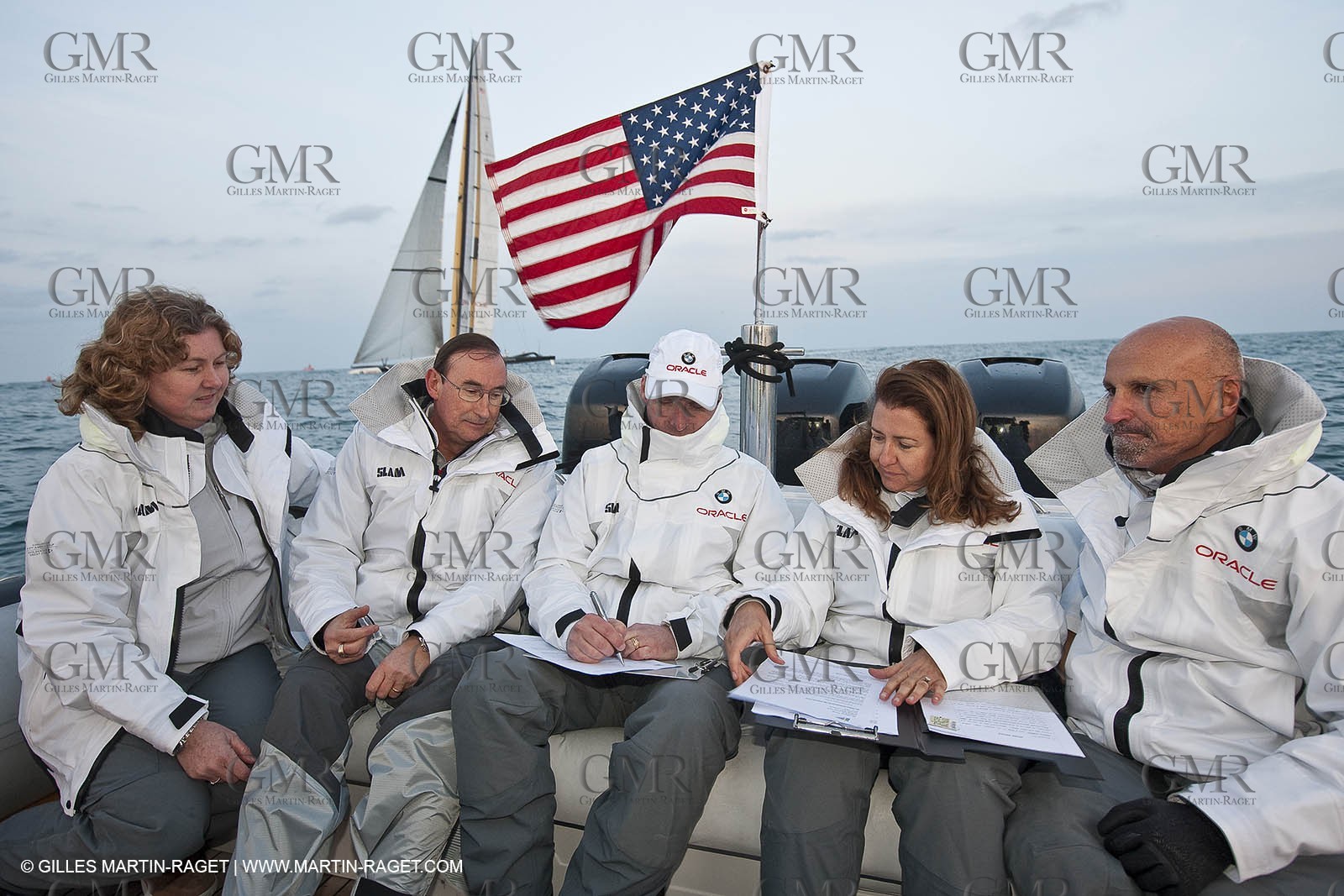 14 02 2010 - Valencia (ESP) - 33rd America's Cup - BMW ORACLE Racing - Race 2