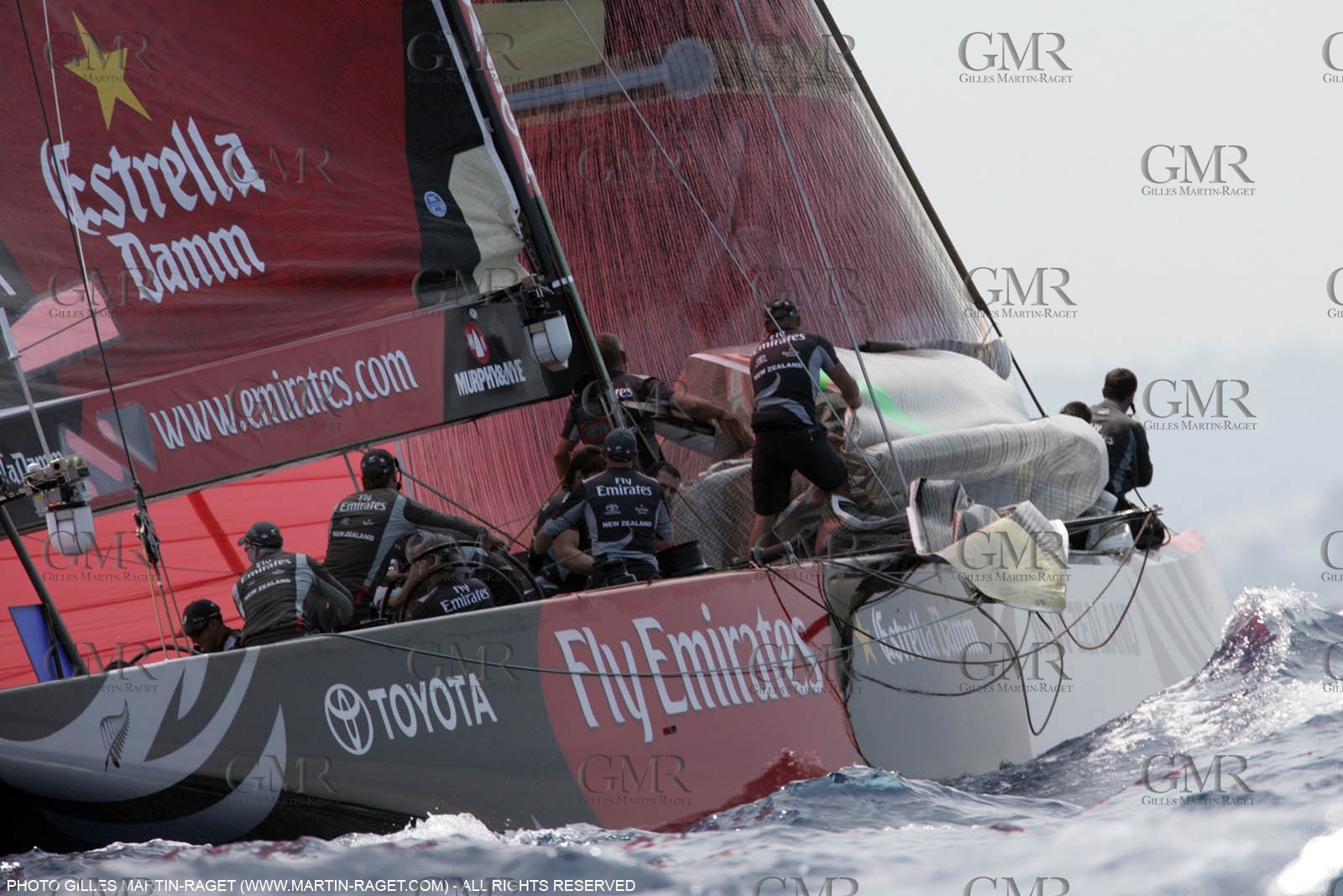 27 06 2007-Valencia (Spain)- 32nd America's Cup - Final Match - Day 4 - Alinghi vs Emirates Team New Zealand