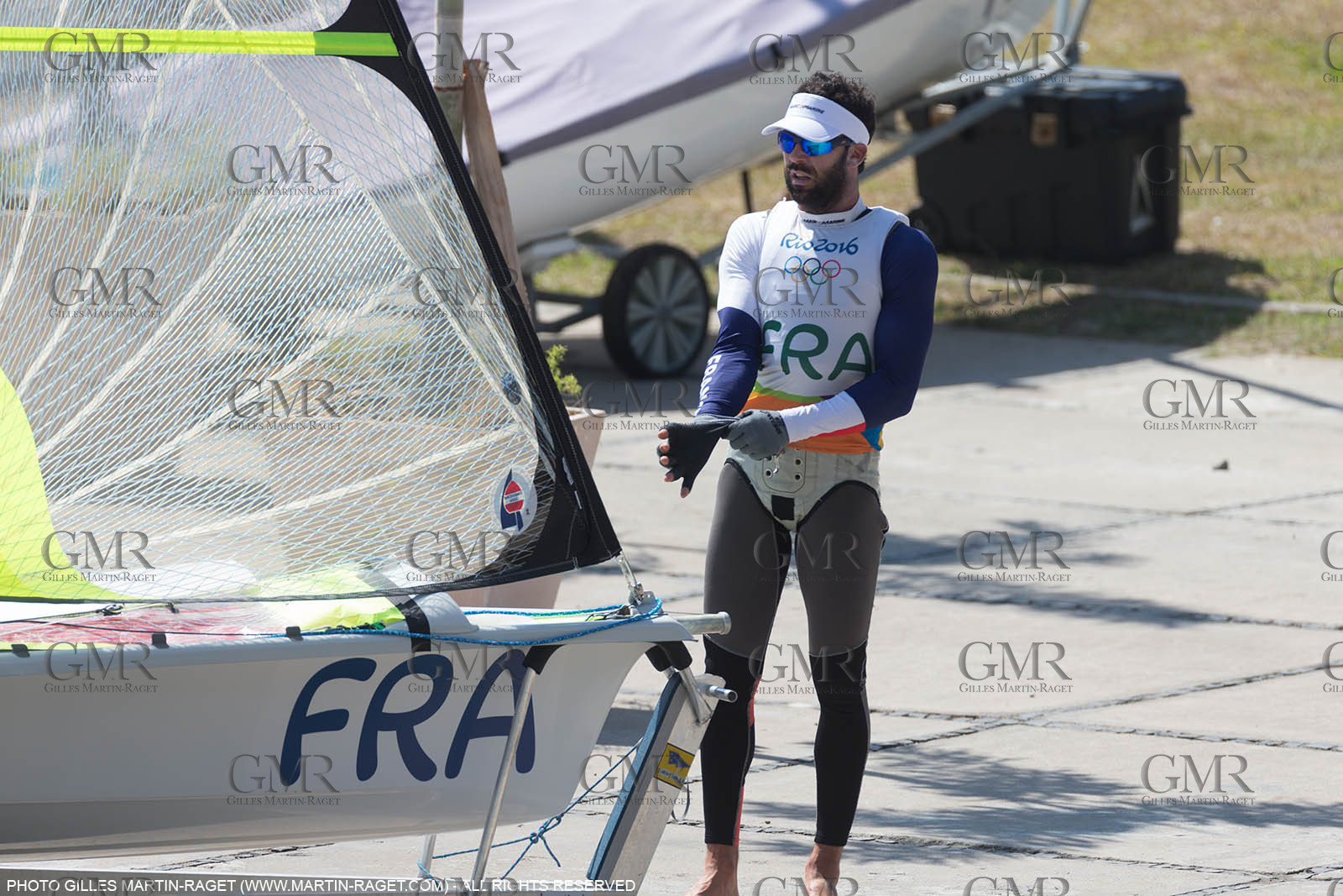 16 08 2016, Rio de Janeiro (BRA), 2016 Olympic Games, Sailing, 49er, Julien d'Ortoli, Noe Delpech