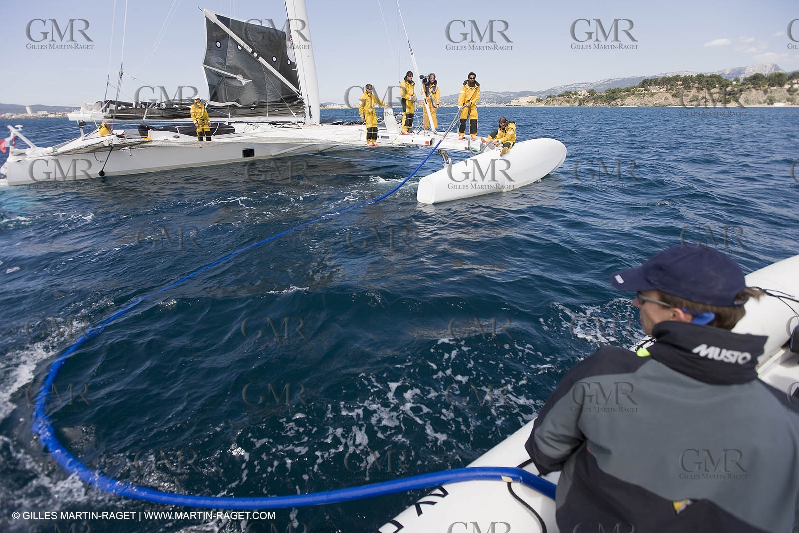 14 06 2008 - Toulon-Hyères (FRA,83) - 50 knots record attempt trials by l'Hydroptère