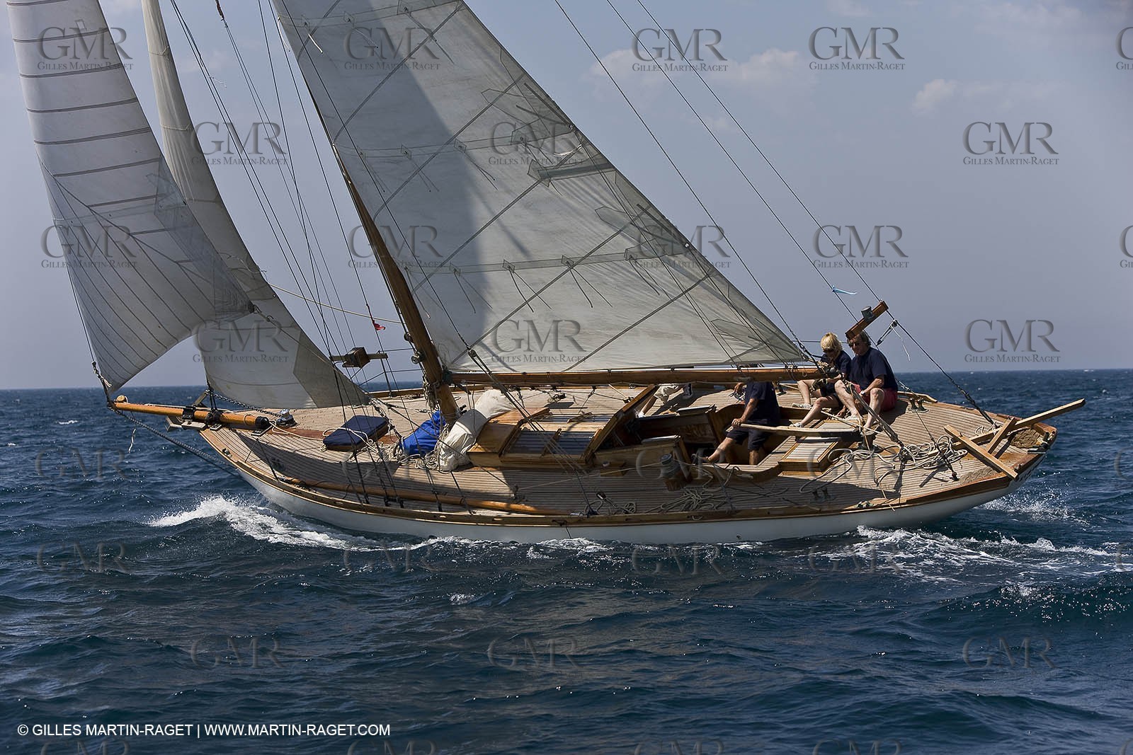 Sailing, Classic yachts, Voiles Vieux Port 2009, Marseille (FRA)