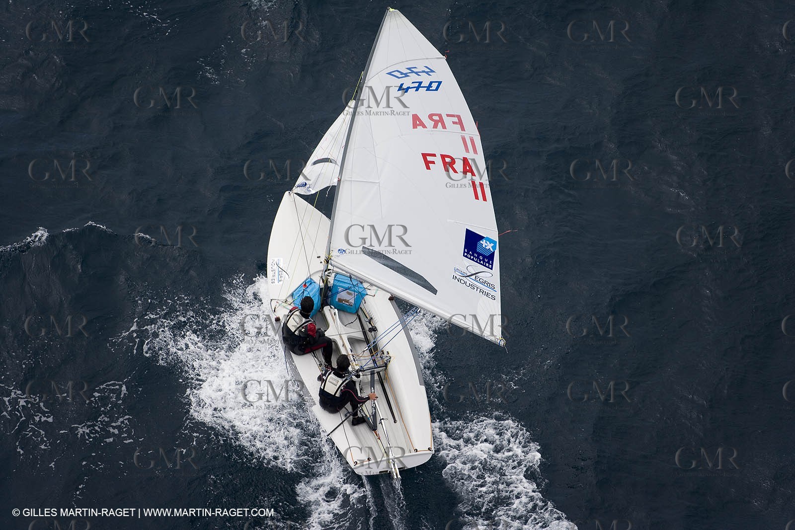 26 04 2007 - 2007 Semaine Olympique Française - Hyères (South of France) - Day 5 - Team France - 470 Homme - Bonnaud-Bonnaud