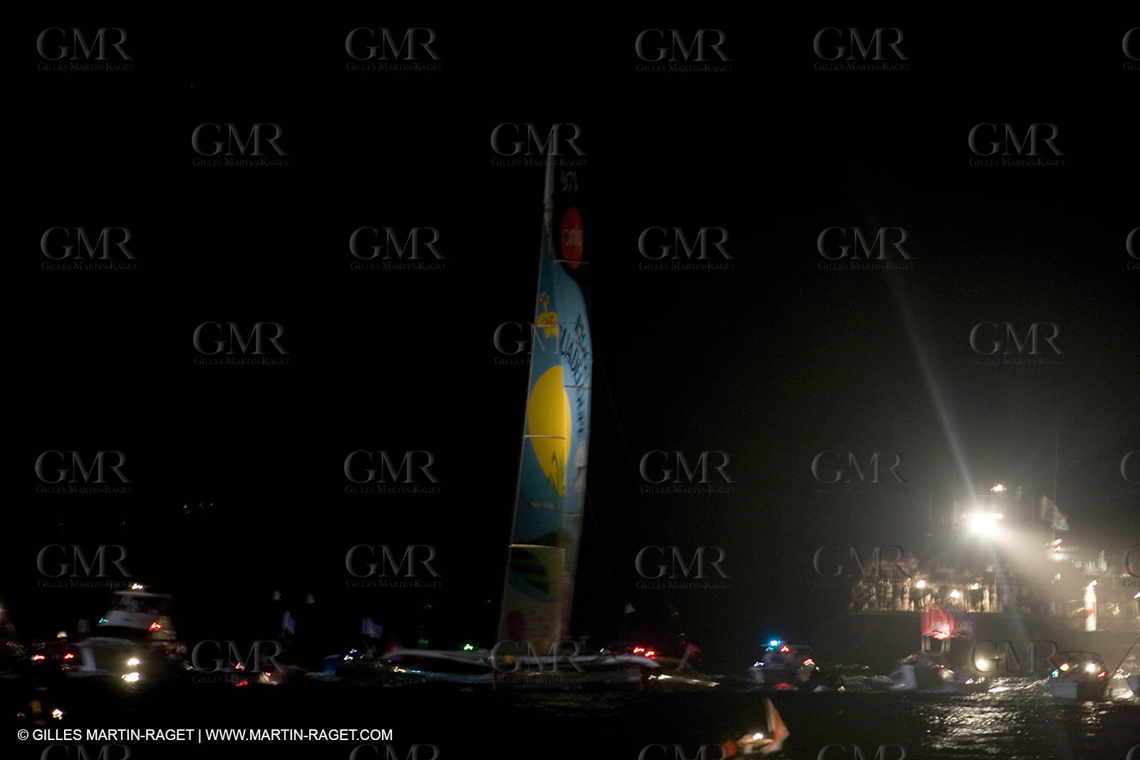 06 11 2006 - Pointe à Pitre Guadelupe (FRA) - Route du Rhum 2006 arrival Thelier Claude (Region Guadeloupe)