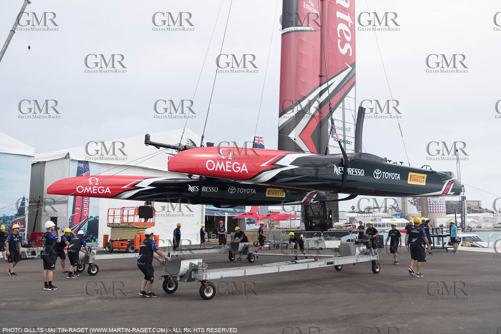 10 06 2017 - Bermuda (BDA) - 35th America's Cup Bermuda 2017 - Louis Vuitton America's Cup Challenger Playoffs final, Day 1
