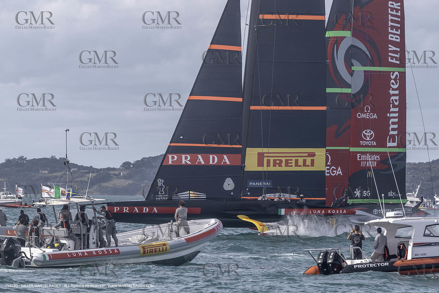 08 12 2020 - Auckland (NZL) - 36th America's Cup - Practice Sessions - Day 1