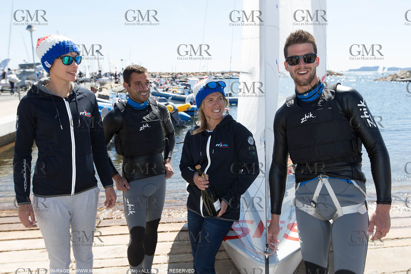25 04 2016, Hyères (FRA,83), Jeux Olympiques Rio 2016, voile, 470, Sofian Bouvet   Jeremie Mion, SFS Voile