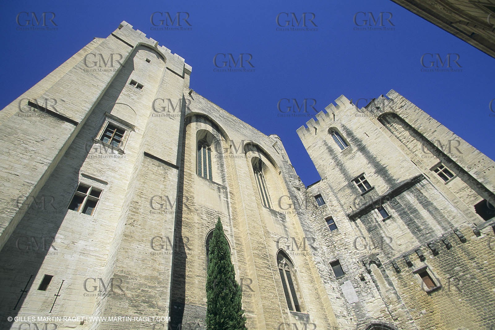 France, Provence, Avignon, Pope palace, Palais des Papes