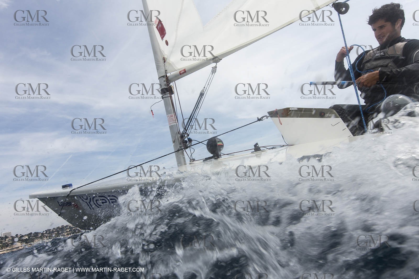 Laser Europa Cup 2014 - Training day - Antony Munoz (FRA)  Marseille (FRA,13) - 11 04 2014