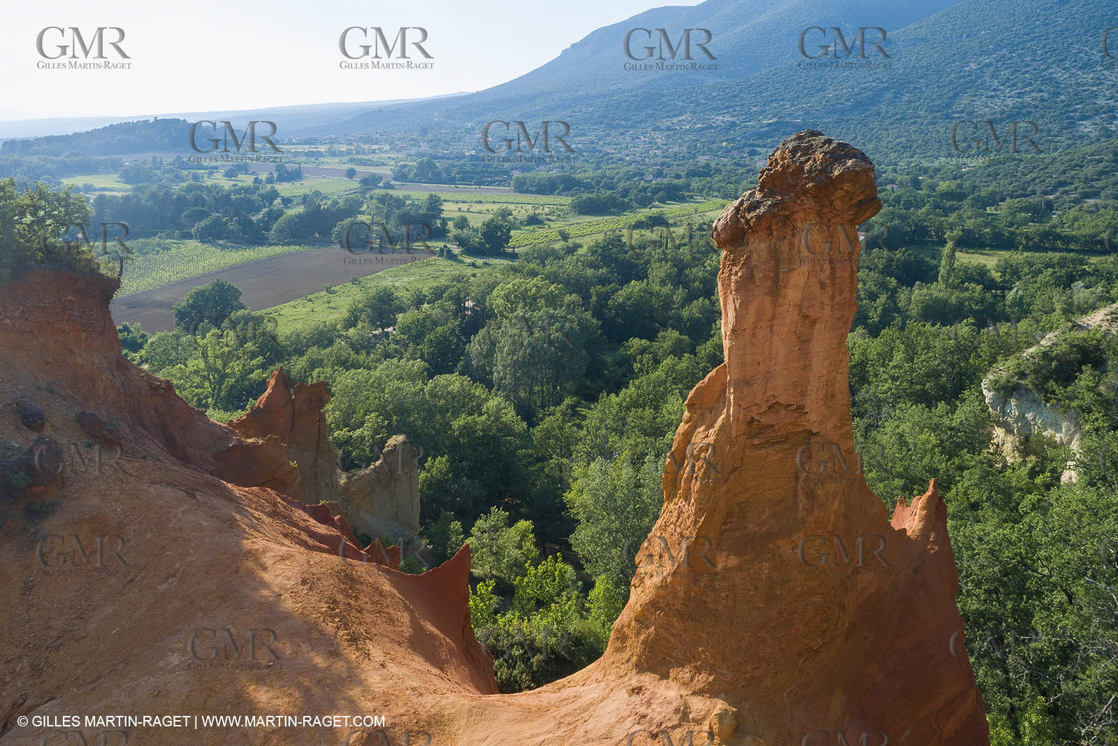 21 06 2018, Rustrel (FRA, 84), Anciennes carrières d'ocre