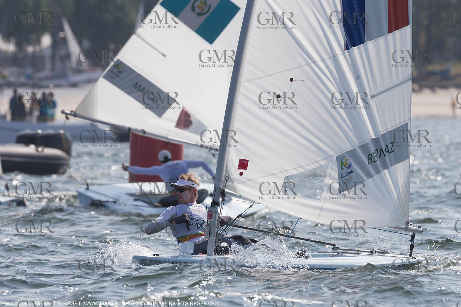 16 08 2016, Rio de Janeiro (BRA), 2016 Olympic Games, Sailing, Laser Medal Race, JB Bernaz