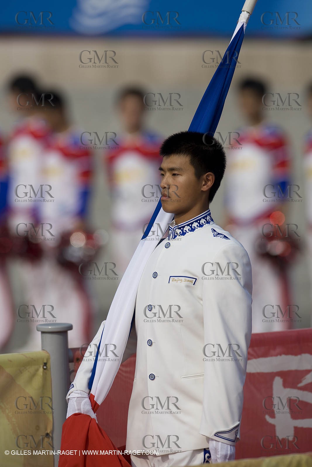 18 08 2008 - Qingdao (CHN) - 2008 Olympic games - Day 10 - Medal race 470 men, Charbnonnier Bausset bronze medal