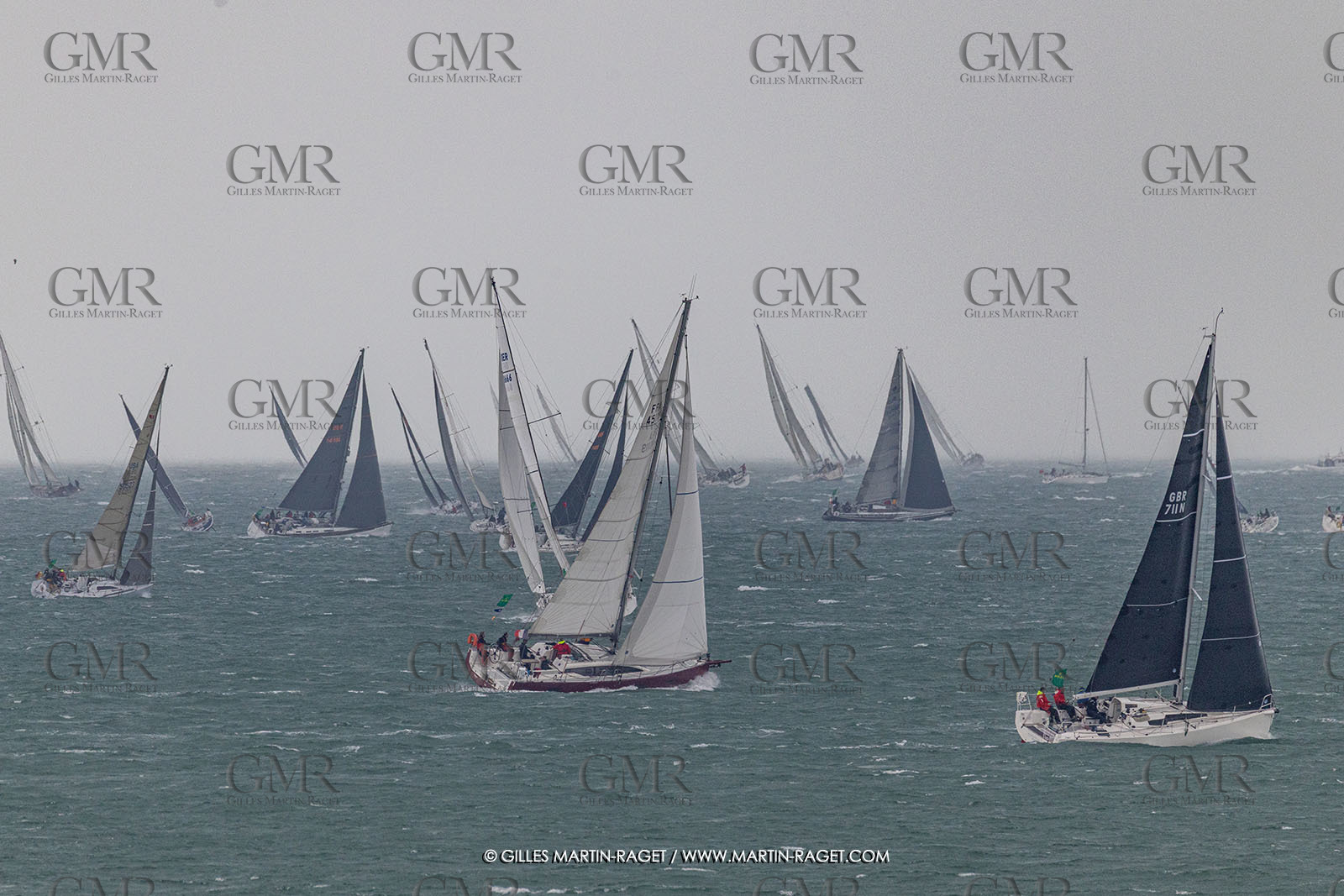 26 07 2025, Cowes (UK, IOW), Admiral's Cup 2025, Rolex Fastnet Race start,