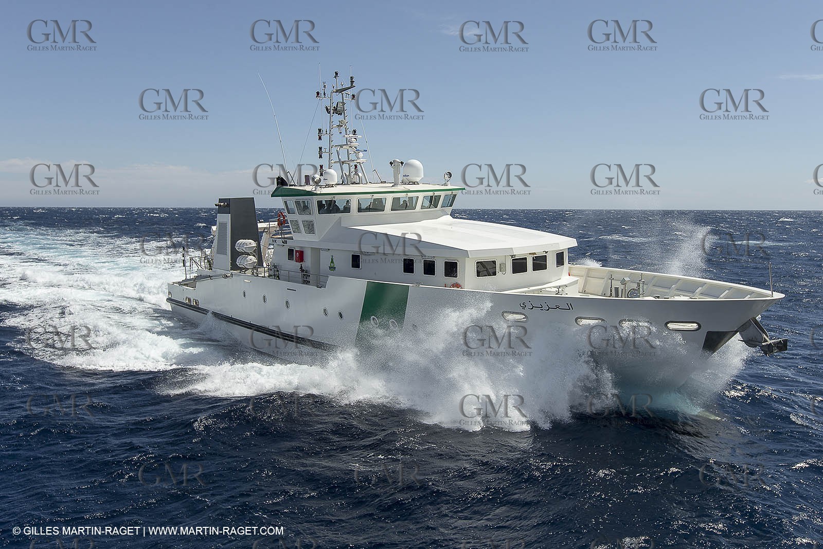Al Azizi -  H2X boatyard - Oceanographjic research ship - Sea trials off La Ciotat (FRA,13) - 29 07 2014
