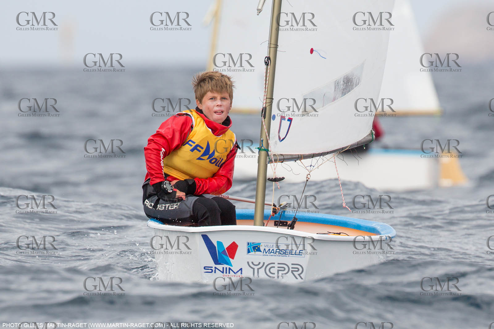 15 04 2016, Marseille (FRA,13), SNIM Dériveurs, Coupe Internationale de Printemps Optimist, Final Day