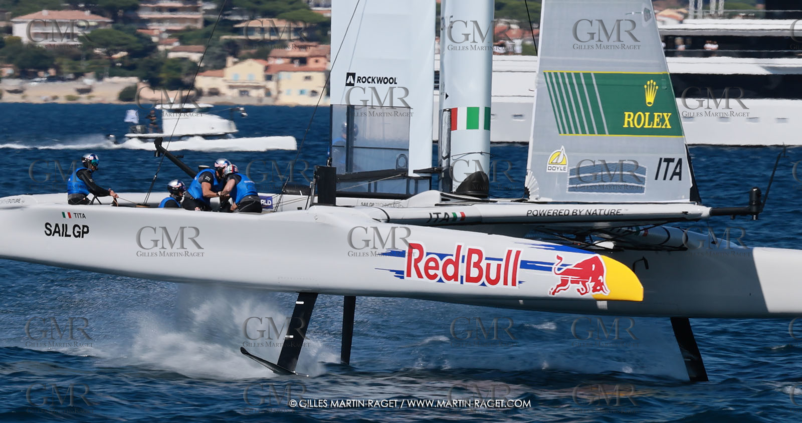 10 09 2025, Saint-Tropez,(FRA), Rockwool SailGP France Saint-Tropez, Race Day 1