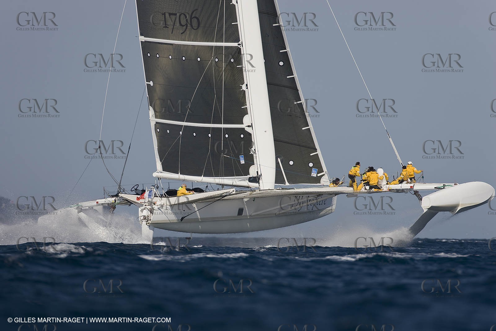 14 06 2008 - Toulon-Hyères (FRA,83) - 50 knots record attempt trials by l'Hydroptère