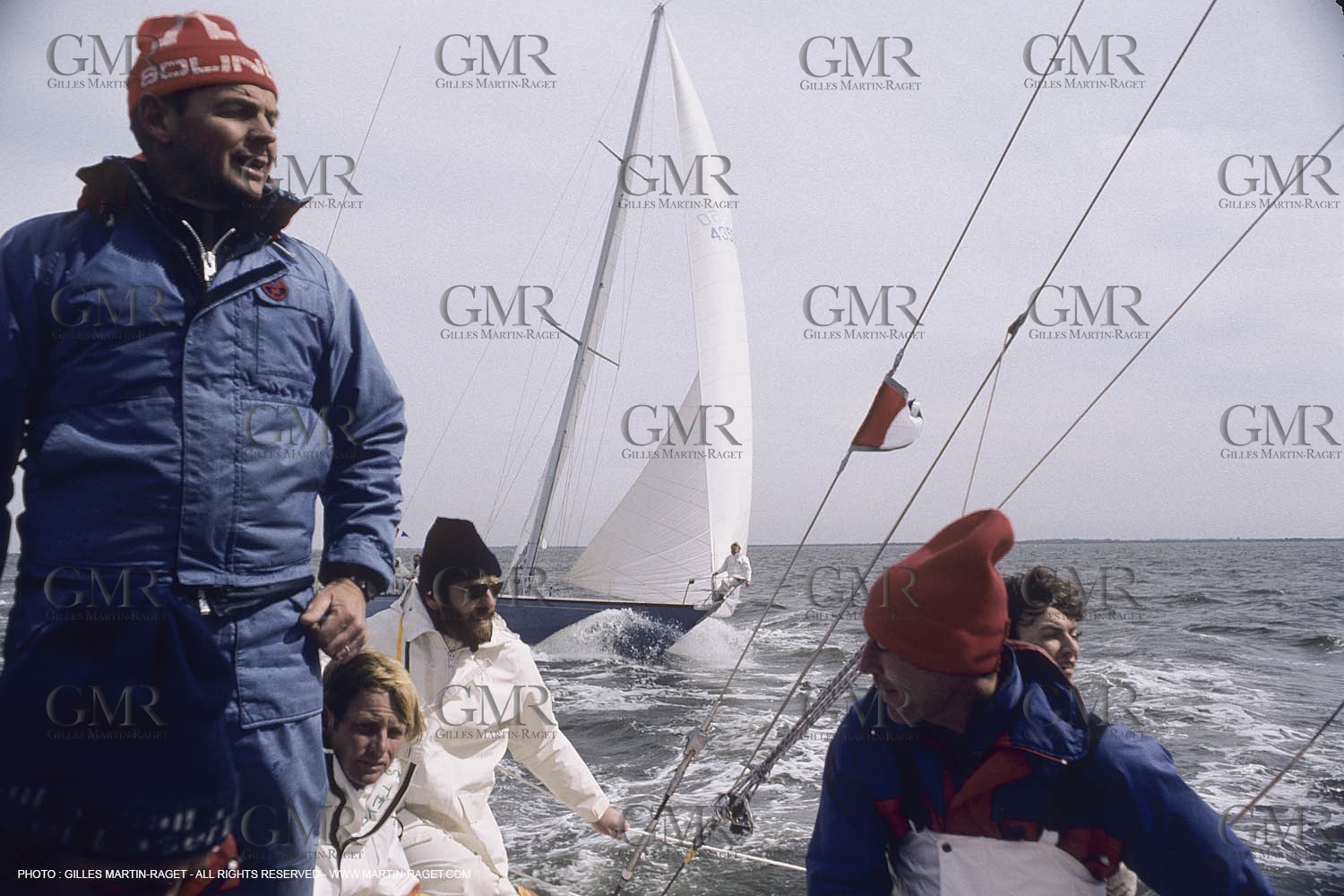 Sailing, yacht Racing, SORC 1981, Miami (FL), Onboard Lady B